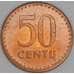 Литва 50 центов 1991 КМ80 UNC арт. 53344