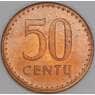 Литва 50 центов 1991 КМ80 UNC арт. 53344