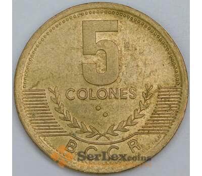 Коста-Рика 5 колонов 1997 КМ227а AU арт. 57246
