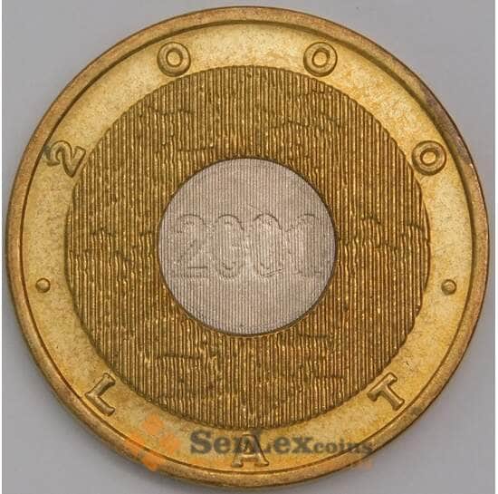 Польша монета 2 злотых 2000 Y374 aUNC Миллениум арт. 42090