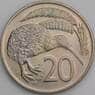 Новая Зеландия 20 центов 1972 КМ36 UNC арт. 46537