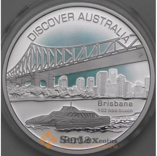 Австралия 1 доллар 2008 КМ1183 Proof Откройте Австралию - Брисбен арт. 29651