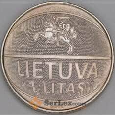 Литва 1 лит 2011 КМ177 aUNC Чемпионат Европы по баскетболу арт. 53356
