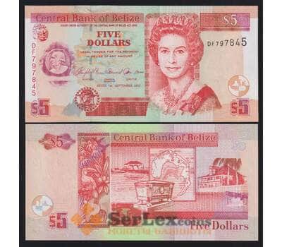 Белиз 5 долларов 2007 Р67с UNC арт. 53043