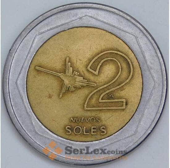 Перу 2 новых соля 2004 КМ313 VF арт. 57680 Перу 2 новых соля 2004 КМ313 VF арт. 57680