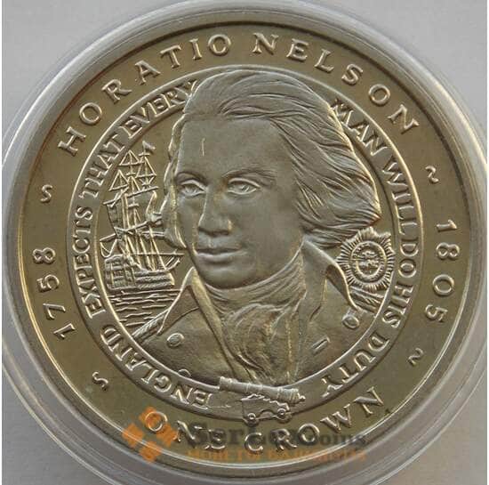 Фолклендские острова 1 крона 2006 КМ101 BU Нельсон арт. 13649