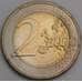 Словения 2 евро 2012 10 лет евро наличными КМ107 UNC  арт. 46790