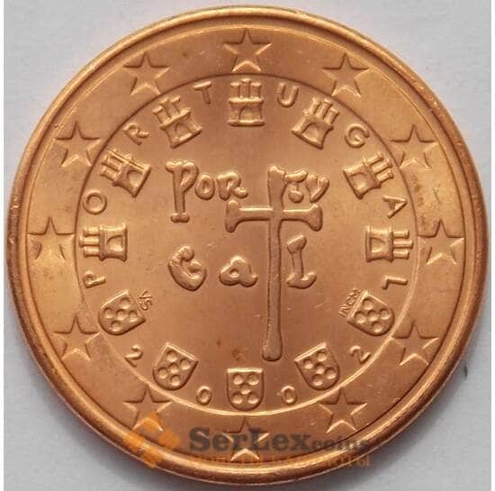 Португалия 5 центов 2002 КМ742 UNC (J05.19) арт. 15614