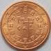 Монета Португалия 5 центов 2002 КМ742 UNC (J05.19) арт. 15614