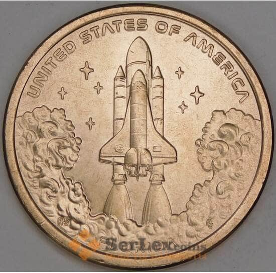 США 1 доллар 2025 UNC P Флорида - Спейс шаттл NASA, Космос арт. 52668