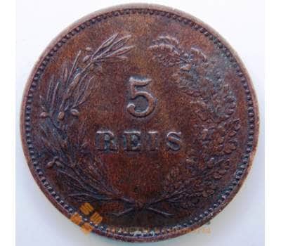 Монета Португалия 5 рейс 1906 КМ530 XF арт. 5792