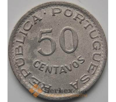 Монета Ангола 50 сентаво 1950 КМ72 XF арт. 5764