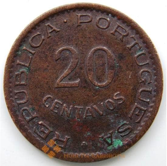 Ангола 20 сентаво 1948 КМ71 XF арт. 5789