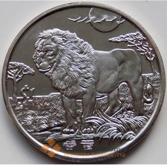 Сьерра-Леоне 1 доллар 2006 КМ311 UNC Лев арт. 5855
