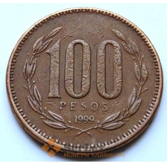Чили 100 песо 1999 КМ226.2 VF арт. 5821