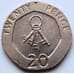 Монета Гибралтар 20 пенсов 2009 КМ1083 VF арт. 5822