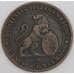 Монета Испания 5 сантимов 1870 КМ662 VF- арт. 5863