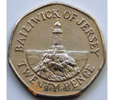 Монета Джерси 20 пенсов 1998 КМ107 AU арт. 6063