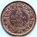 Монета Британская Индия 1/12 анна 1932 КМ509 XF арт. 5942