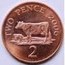 Гернси 2 пенса 2006 КМ96 UNC арт. 5872