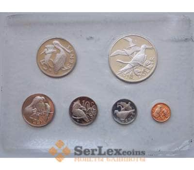 Монета Британские Виргинские острова набор 1 цент - 1 доллар (6 шт) 1973 UNC арт. 6065