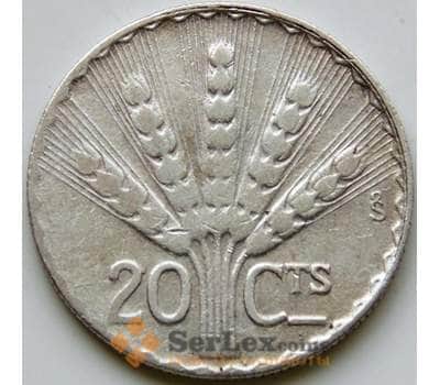 Монета Уругвай 20 сентесимо 1942 А КМ29 VF Серебро арт. 6121