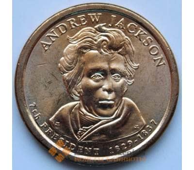 Монета США 1 доллар 2008 D 7-й президент США Эндрю Джексон  КМ428 aUNC арт. 6337