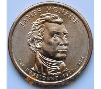 Монета США 1 доллар 2008 P 5-й президент США Джеймс Монро  КМ426 aUNC арт. 6339