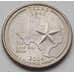 Монета США 25 центов 2004 P Серия: "Штаты", Штат: Техас  КМ357 aUNC арт. 6467