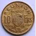 Монета Реюньон 10 франков 1964 КМ10 XF арт. 6329