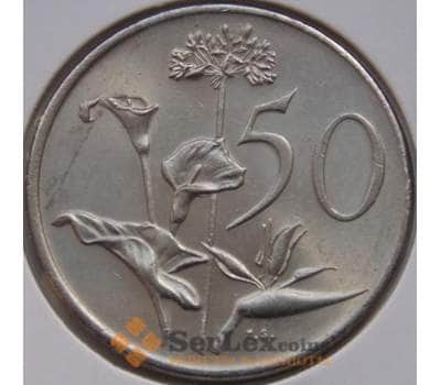 Монета Южная Африка ЮАР 50 центов 1984 КМ87 UNC арт. 6210