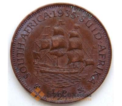 Монета Южная Африка ЮАР 1/2 пенни 1935 КМ13.3 VF-XF  арт. 6205