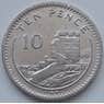 Гибралтар 10 пенсов 1990 КМ23.1 XF арт. 6240