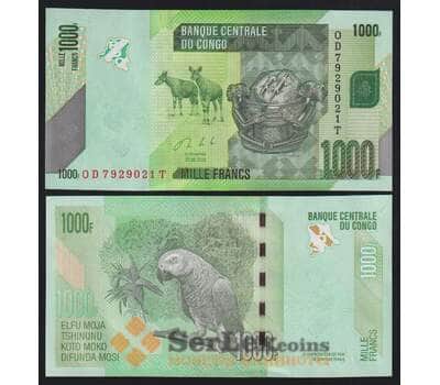 Конго 1000 франков 2020 Р101 UNC арт. 52434