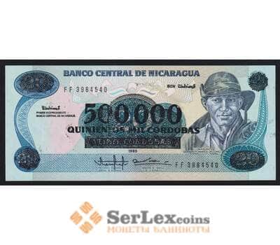 Никарагуа 500000 на 20 кордоба 1985 (1990) Р163 UNC арт. 52362