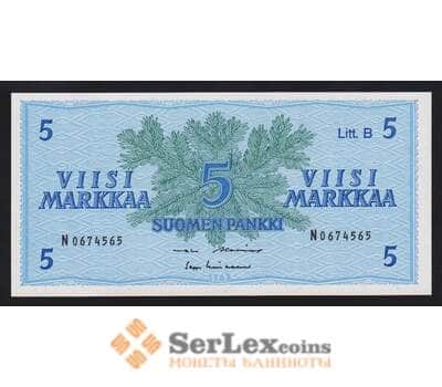 Финляндия 5 марок 1963 Р106Аа(34) UNC литера В арт. 55854