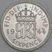 Великобритания 6 пенсов 1944 КМ852 aUNC арт. 56218