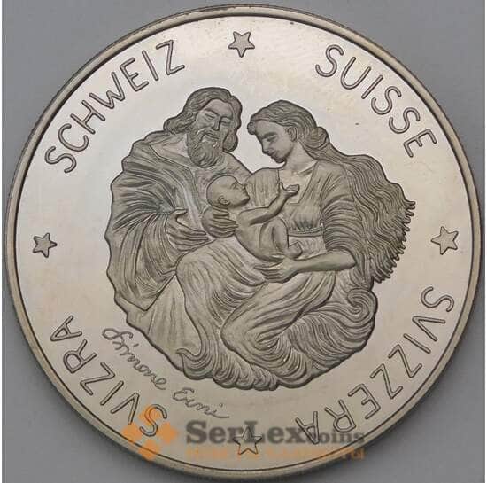 Швейцария 5 экю 1995 BU Рождество арт. 27083