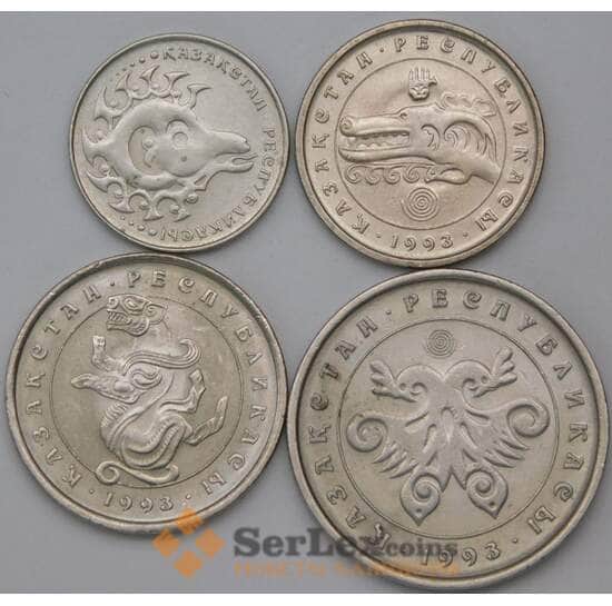 Казахстан 1 , 3 , 5 , 10 тенге 1993 aUNC арт. 23747