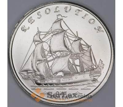 Гилберта острова (Кирибати) 1 доллар 2014 Корабль Resolution Резолюшн арт. 54982