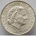 Монета Нидерланды 1 гульден 1963 КМ184 aUNC Серебро (J05.19) арт. 15105