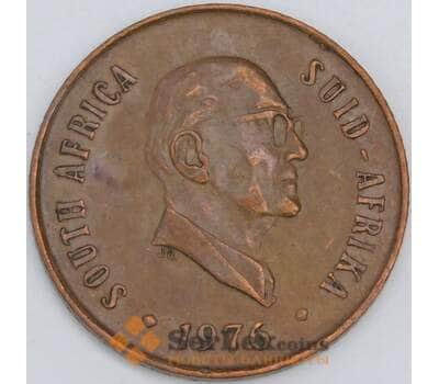 Южная Африка ЮАР 2 цента 1976 КМ92 XF Якобус Фуше арт. 57112