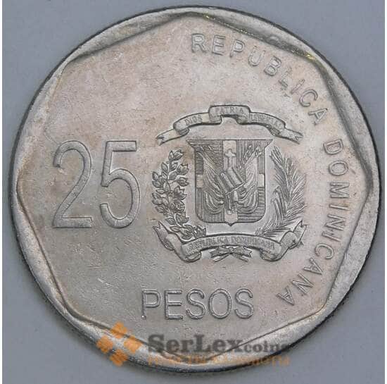 Доминиканская республика 25 песо 2008 КМ107 VF арт. 56046 Доминиканская республика 25 песо 2008 КМ107 VF арт. 56046