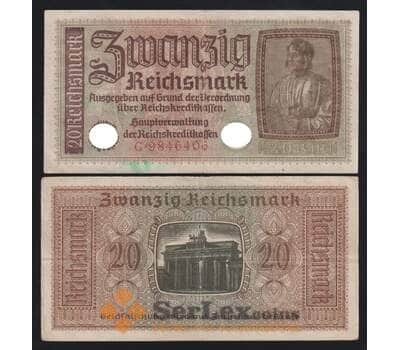 Германия 20 марок ND 1940-1945 РR139 F Оккупация арт. 54008