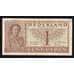 Банкнота Нидерланды 1 гульден 1949 Р72 VF арт. 40368