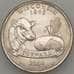 Монета США 25 центов 2004 P КМ359 XF Висконсин  арт. 18915