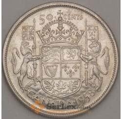 Канада 50 центов 1958 AU арт. 21694