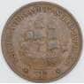 Южная Африка ЮАР 1 пенни 1937 КМ25 VF арт. 57076