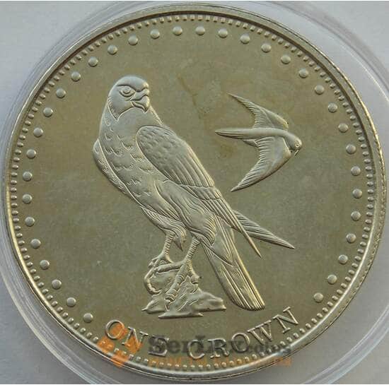 Тристан-да-Кунья 1 крона 2009 BU Сокол арт. 13708