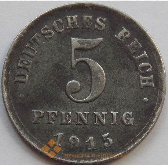 Германия 5 пфеннигов 1915 А КМ19 XF (J05.19) арт. 15045